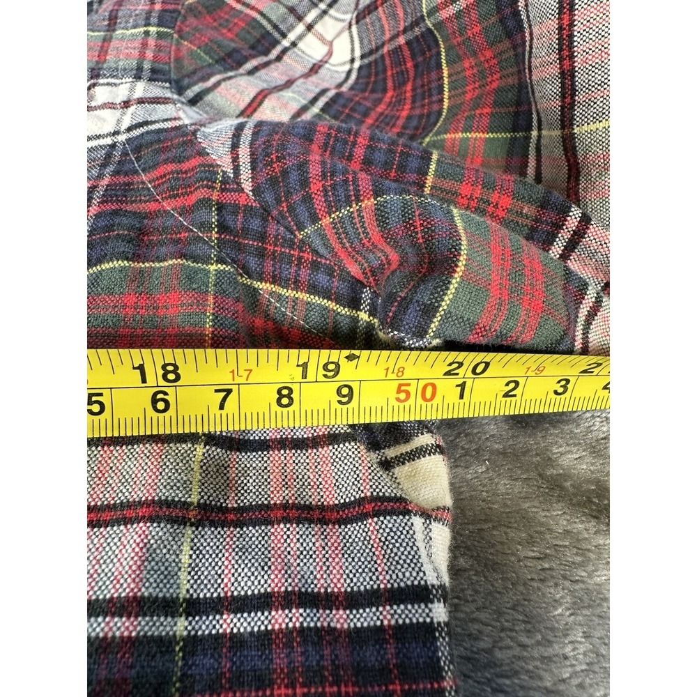 Polo Ralph Lauren Indian Madras Shirt Mens Large Green Plaid Custom Fit Plaid - Picture 10 of 10